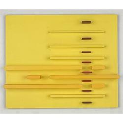 David Barr (b. 1939), Relief Construction No. 35, 1968, lacquered wood, 21 x 24, Signed...