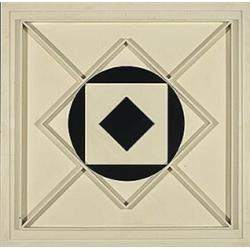 S. Edelbaum, untitled, 1966, oil on board construction, 26 x 26, Signed and dated, 'Ede...