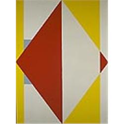 S. Edelbaum, untitled (triptych), 1968, oil on linen, 70 x 50 each, Signed and dated 'S...