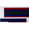 Image 1 : Ilya Bolotowsky (1907-1981), Black, Blue and Red Horizontal, 1967, oil on linen, 40 x 72<...