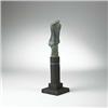 Image 1 : Michael Croydon, Small Torso, 1978, bronze, lacquered wood, 14.25 x 4, Initialed 'MC' l...