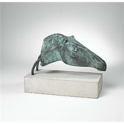 Michael Croydon, Horse Head I, 1978, bronze, cast stone, 14.5 x 20, >From the edition o...
