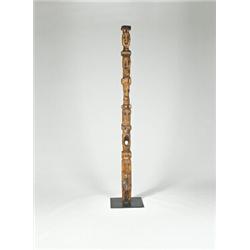 Marisol (Escobar) (b. 1930), Totem, 1959, carved wood, Marisol's work is largely inspired...