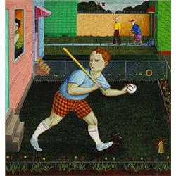Walton Ford (b. 1960), Please Forgive Me, 1986, oil on board, 34 x 36, Signed, dated an...
