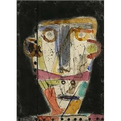 James Brown (b. 1951), Untitled #2, 1986, etching, drypoint, and hand coloring, 30 x 22<b...