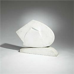 Jack Zajac (b. 1929), Swan Disc 11, 1973, marble, 27 x 31, Provenance: Forum Gallery, N...