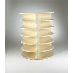 Eric Levine, Circle Shelf, 1988, wood construction, 54 x 43 diameter, Exhibited: The Pa...