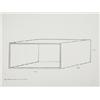 Image 1 : Donald Judd, 1/4 In Anodized Frame, 1970, lithograph, 22 x 28.75, Signed 'Judd' lower r...