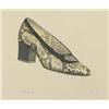 Image 1 : Ed Paschke (b. 1939), Bayou Shoe, 1971, colored pencil on paper, 14 x 16.5, Signed, and...