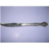 Image 1 : SILVER HANDLED HEAVY KNIFE STAMPED BUT CAN NOT SEE STAMP-HANDLE IS SILVER!! SILVER KNIFE CAME OUT OF
