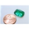 Image 2 : NATURAL EMERALD 7.88CT VERY NICE COLOR VERY WELL CUT BRIGHT GREEN OPEN COLOR 15X11.5