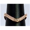 Image 2 : 14K ROSE GOLD RING 3.80GRAM  DIAMOND 0.28CT