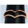 Image 1 : 14K ROSE GOLD RING 2.46GRAM DIAMOND 0.12CT