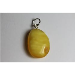 Natural Egg Yolk Butterscotch Amber Pendant