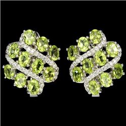 Stunning Natural Peridot Earrings