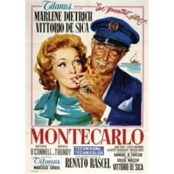 Italian movie poster - MONTECARLO