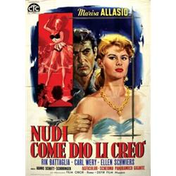 Italian movie poster - NUDI COME DIO LI CREO'