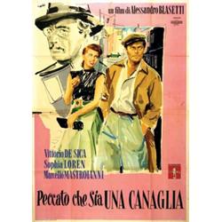 Italian movie poster - PECCATO CHE SIA UNA CANAGLIA