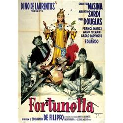 Italian movie poster - FORTUNELLA