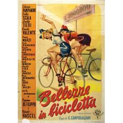 Italian movie poster - BELLEZZE IN BICICLETTA