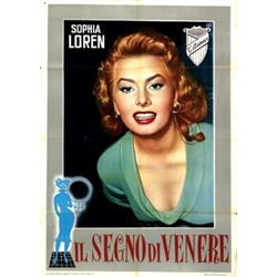 Italian movie poster, S. Loren - IL SEGNO DI VENERE