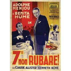 European movie poster - 7° NON RUBARE