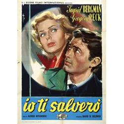 American movie poster, A. Hitchcock -IO TI SALVERO'