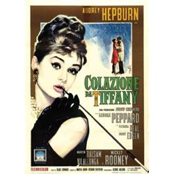 American movie poster, A. Hepburn - COLAZIONE DA TIFFANY