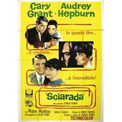 American movie poster, A. Hepburn - SCIARADA