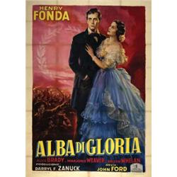 American movie poster -ALBA DI GLORIA