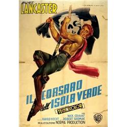 American movie poster -IL CORSARO DELL'ISOLA VERDE