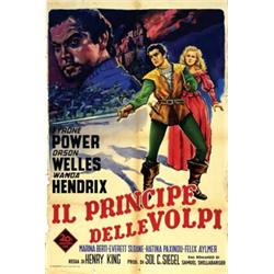 American movie poster -IL PRINCIPE DELLE VOLPI