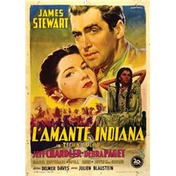 Western movie poster - L'AMANTE INDIANA