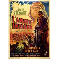 Western movie poster - L'AMANTE INDIANA