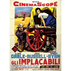 Western movie poster - GLI IMPLACABILI