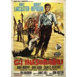 Western movie poster - GLI INESORABILI