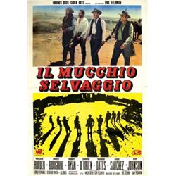 Western movie poster - IL MUCCHIO SELVAGGIO