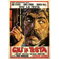 Western movie poster - GIU' LA TESTA