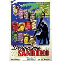 Musical movie poster -   DESTINAZIONE SANREMO