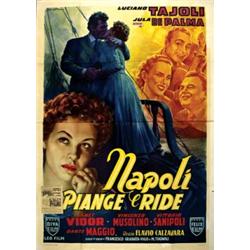 Musical movie poster -   NAPOLI PIANGE E RIDE