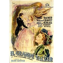 Musical movie poster -   IL GRANDE VALZER