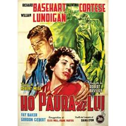 Noir movie poster - HO PAURA DI LUI