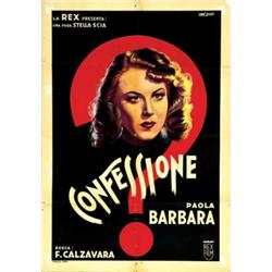 Italian movie poster - CONFESSIONE