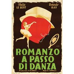 Italian movie poster - ROMANZO A PASSO DI DANZA