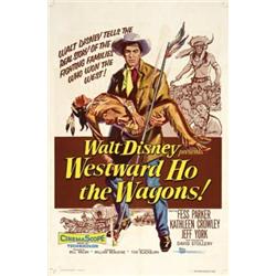 American movie  poster - WESTWARD HO THE WAGONS!