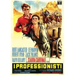 American movie  poster - I PROFESSIONISTI