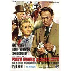 American movie  poster - POSTA GROSSA A DODGE CITY