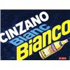 Image 1 : Italian advertising poster, beverage - CINZANO BLANC BIANCO