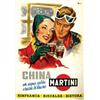 Image 1 : Italian advertising poster, beverage - CHINA MARTINI