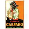 Image 1 : Italian advertising poster, beverage - VERMUTH CARPANO